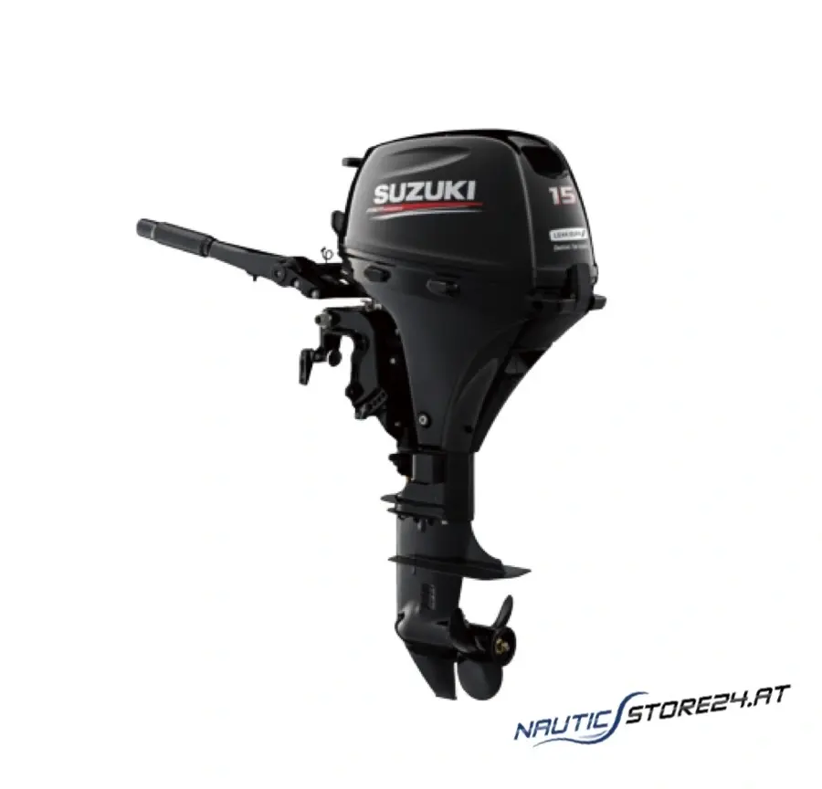 Suzuki DF15AE (15 hp / 11 kW) outboard motor | Version: S-short shaft tiller control electric start