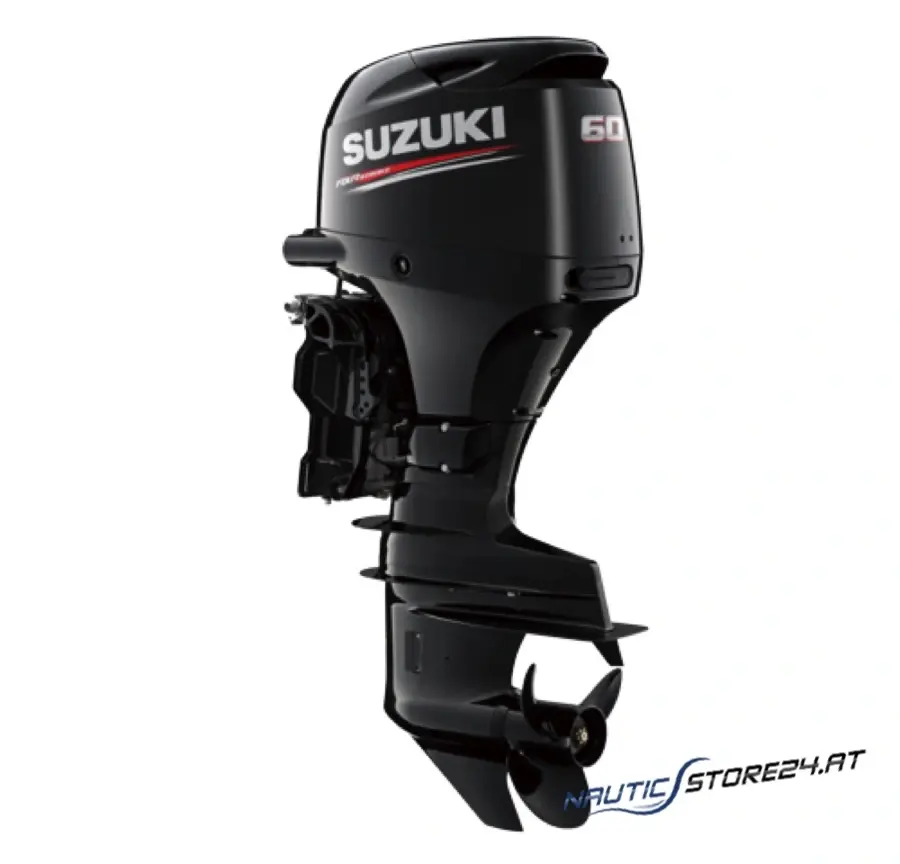 Suzuki DF60AVTL (60 hp / 44.1 kW) outboard motor | Version: L-long shaft Remote control  Electric start  Power  Trim/tilt Heavy-duty gearbox