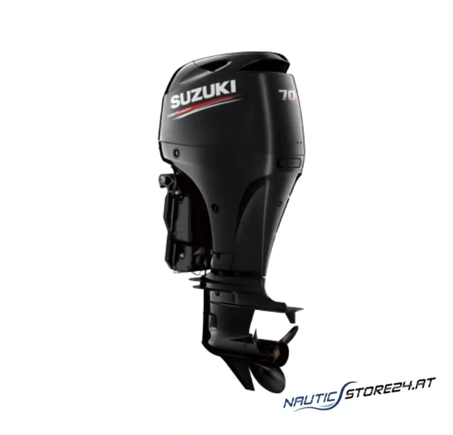 Suzuki DF70ATL (70 hp / 51.5 kW) Outboard motor | Design: L-long shaft Remote control  Electric start  Power  Trim/tilt
